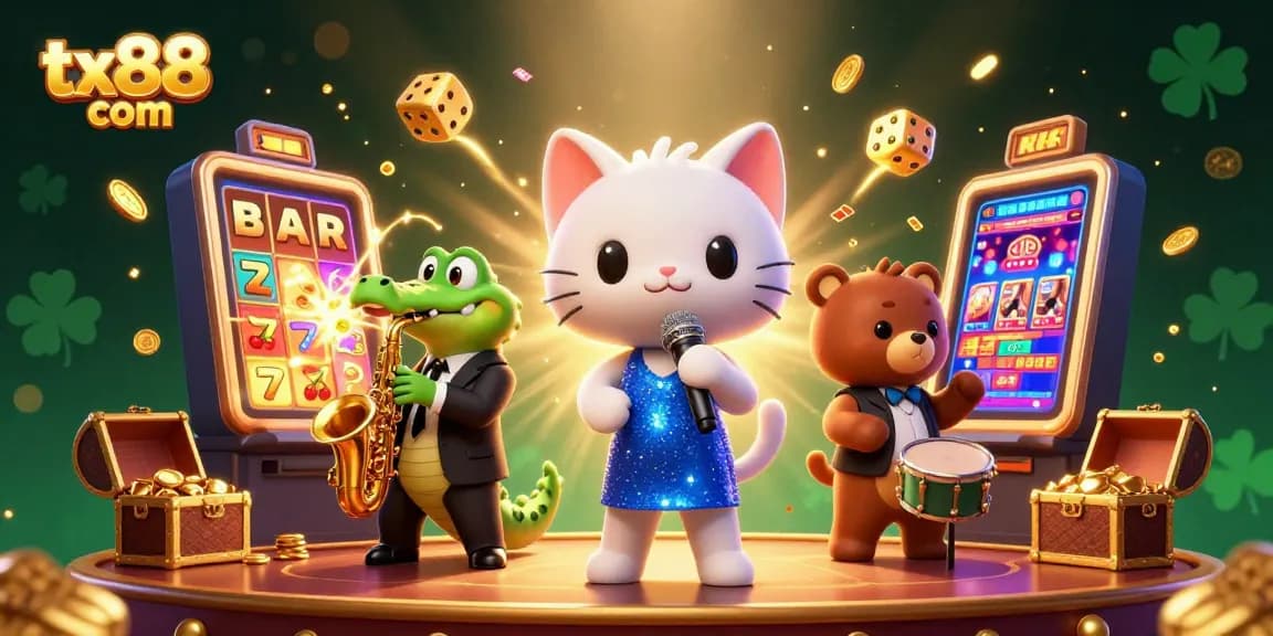 Experience the thrill of tx88 com with vibrant casino characters, games, and jackpots!