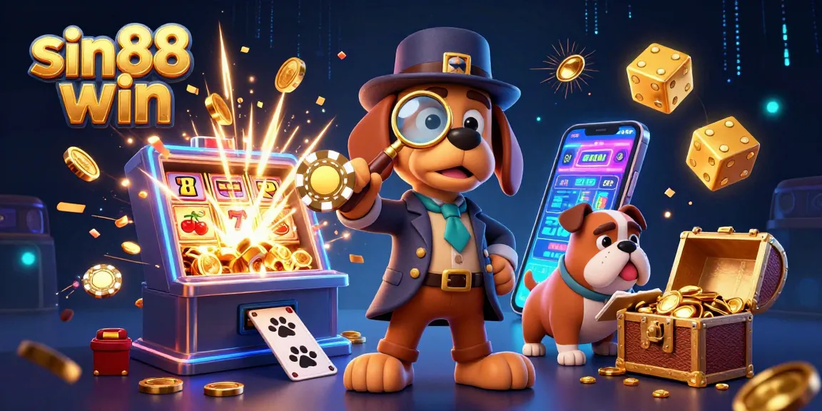 Experience the excitement of sin88 win with cartoon detective characters and jackpot elements.