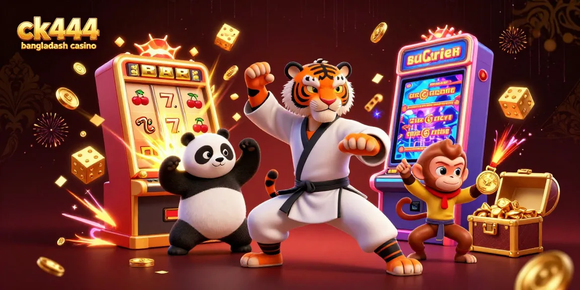 Experience the excitement of ck444 bangladesh casino with dynamic slots, engaging characters, and vibrant winning moments.