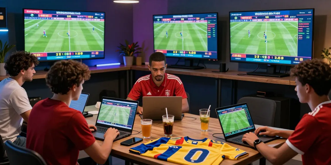 Engaged fans participating in SBOBET live betting during World Cup 2026.